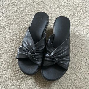 Cole Haan Black Women's Platform Sandals